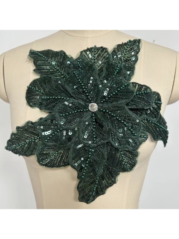 4-layer 3D Rhinestone Flower 