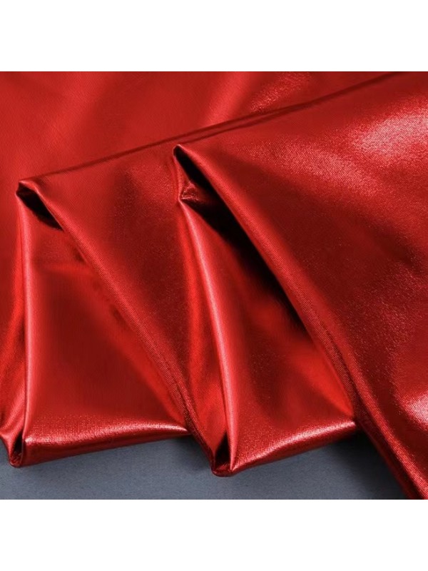 Stretchy Spandex Metallic Fabric 