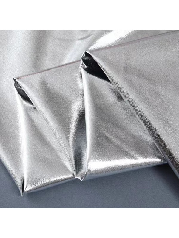 Stretchy Spandex Metallic Fabric 