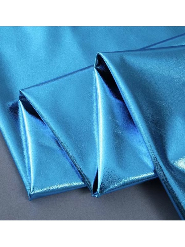 Stretchy Spandex Metallic Fabric 