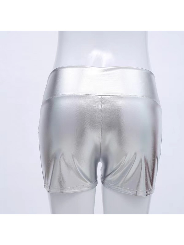 Latex shiny hot pants 