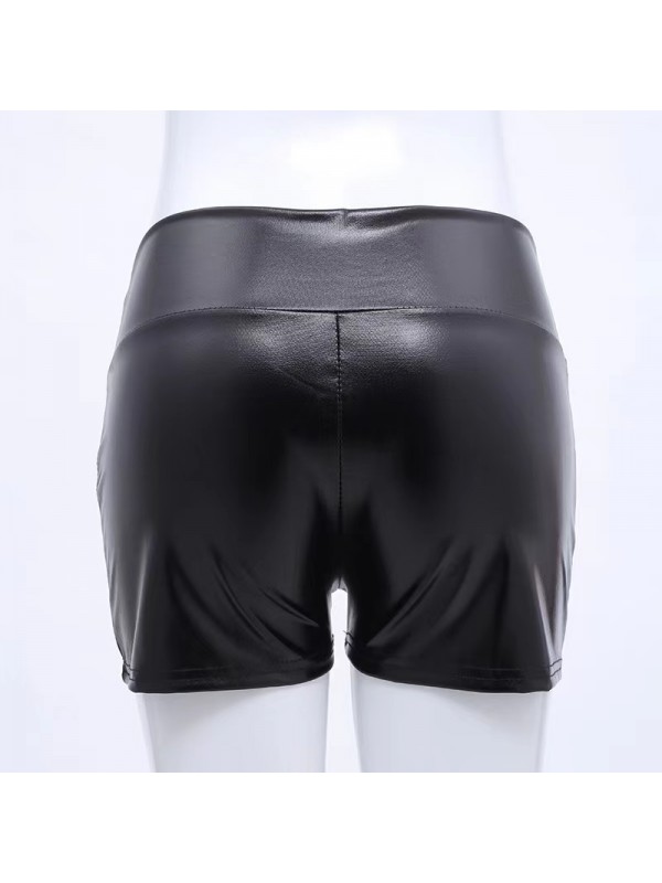 Latex shiny hot pants 