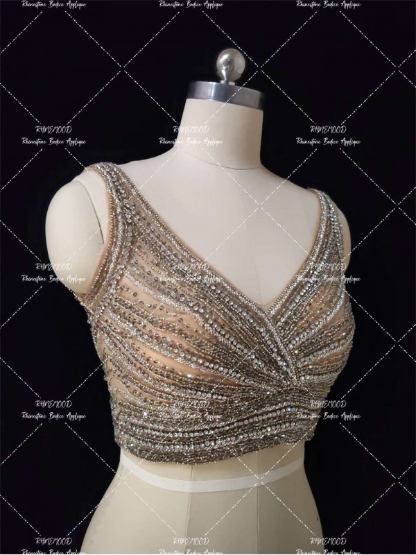 Carefree - Rhinestone Bodice Applique 