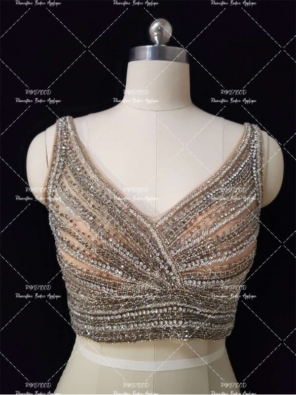 Carefree - Rhinestone Bodice Applique 