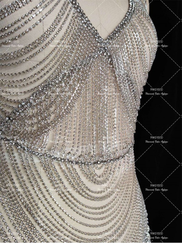 Galaxy - Rhinestone Bodice Applique