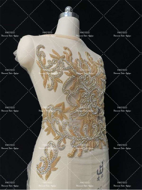 Glaze - Rhinestone Bodice Applique 