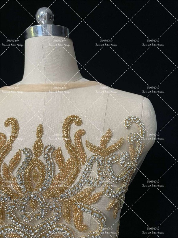 Glaze - Rhinestone Bodice Applique 