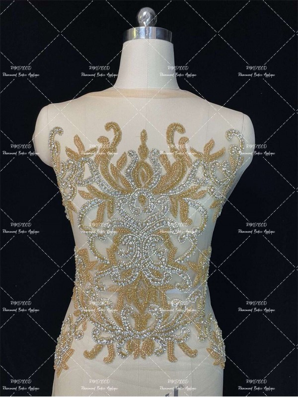 Glaze - Rhinestone Bodice Applique