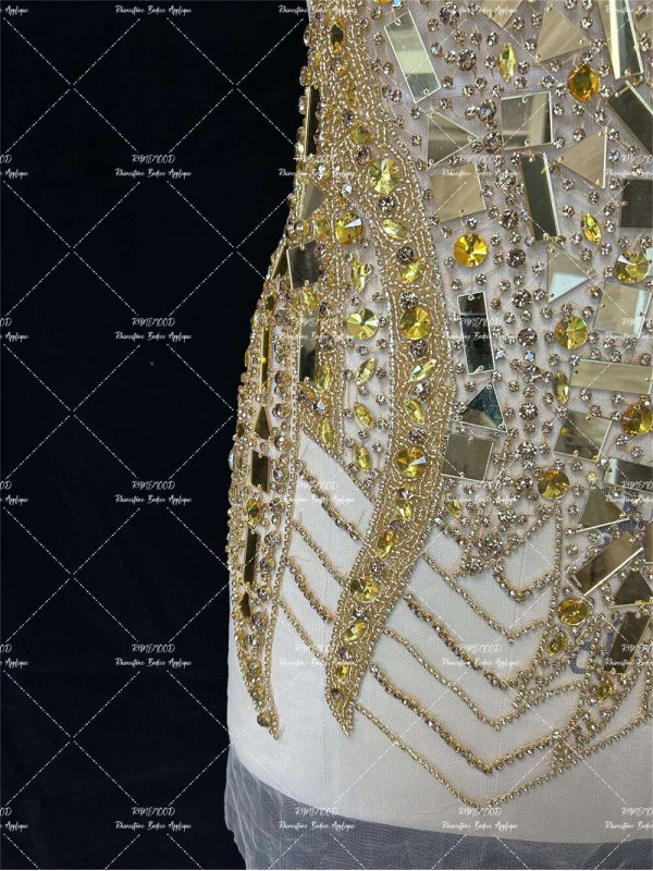 Shine2.0 - Mirror Rhinestone Bodice Applique