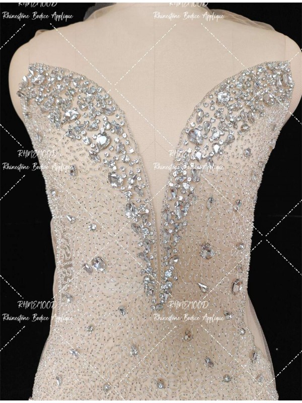 Sarah - Rhinestone Bodice Applique