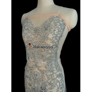 Mona - Rhinestone Bodice Applique 