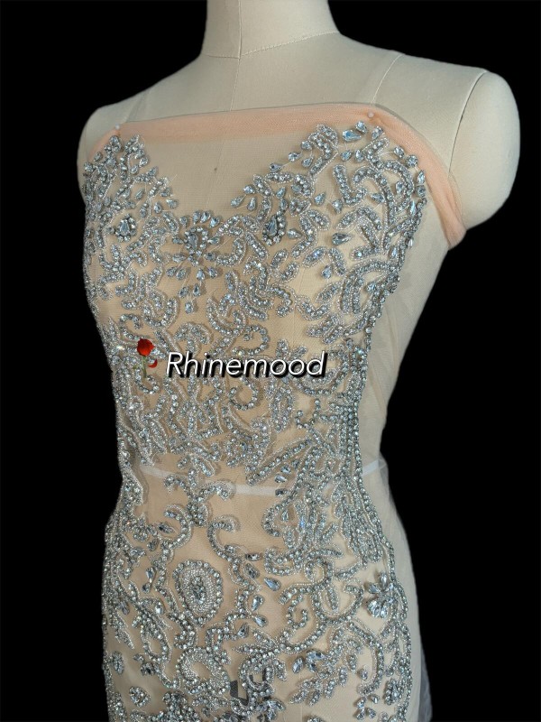 Mona - Rhinestone Bodice Applique 