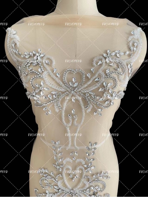 Andrea - Rhinestone Bodice Applique