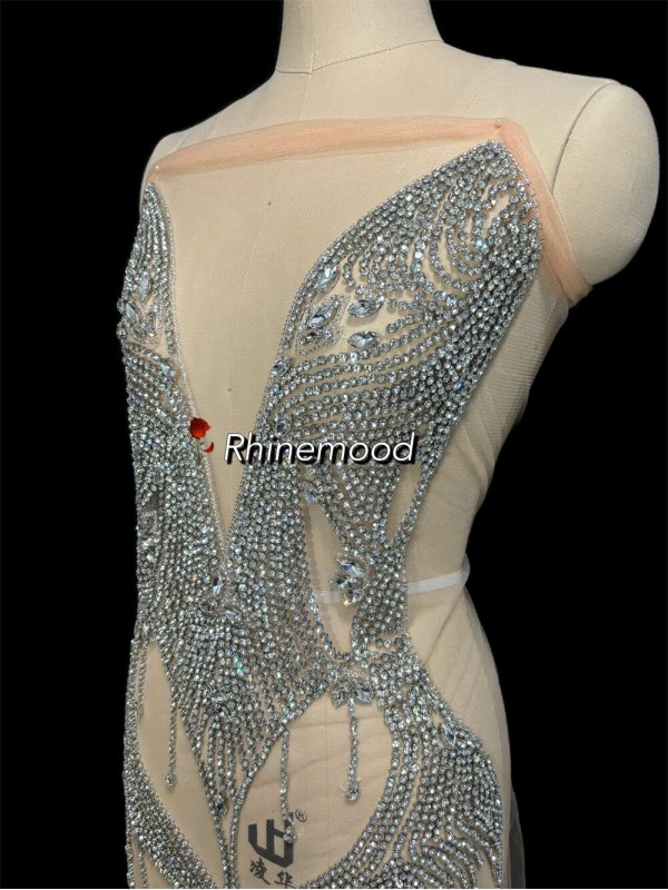 Ellie - Rhinestone Bodice Applique 