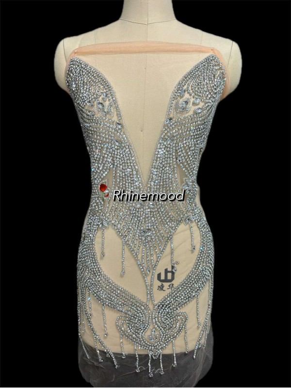 Ellie - Rhinestone Bodice Applique 