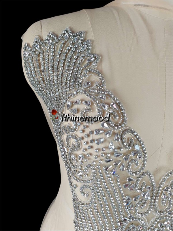 Emilia - Rhinestone Bodice Applique 