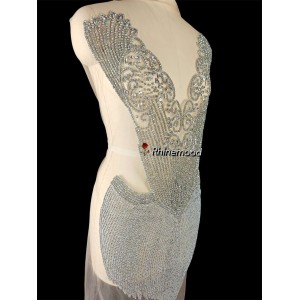 Emilia - Rhinestone Bodice Applique 