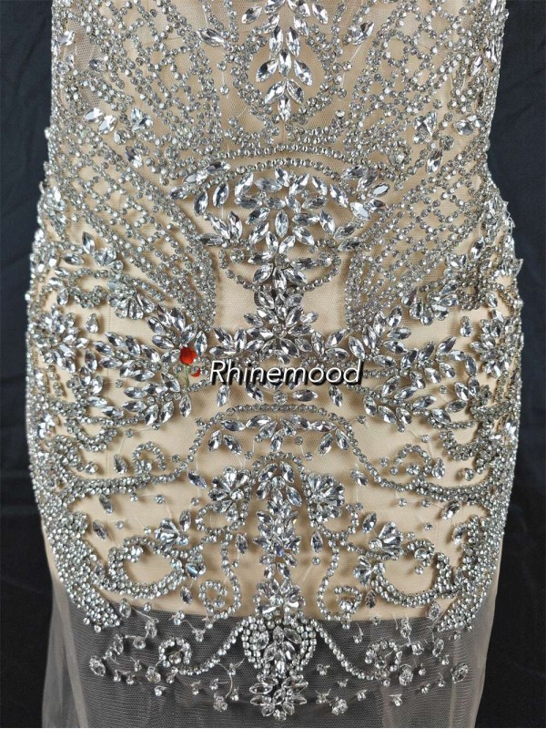 Leah - Rhinestone Bodice Applique