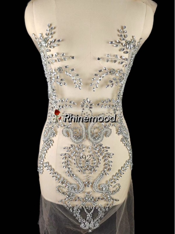 Liliana - Rhinestone Bodice Applique