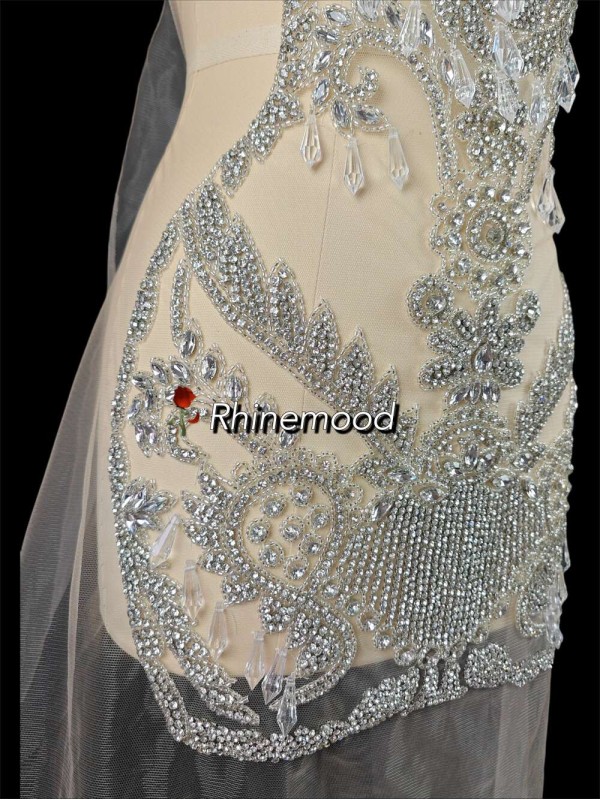 Mariana - Rhinestone Bodice Applique 