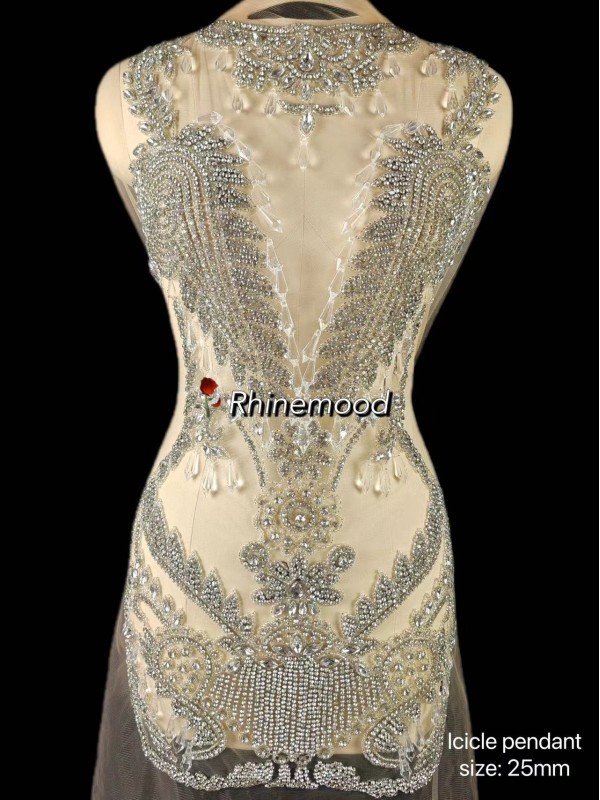 Mariana - Rhinestone Bodice Applique 