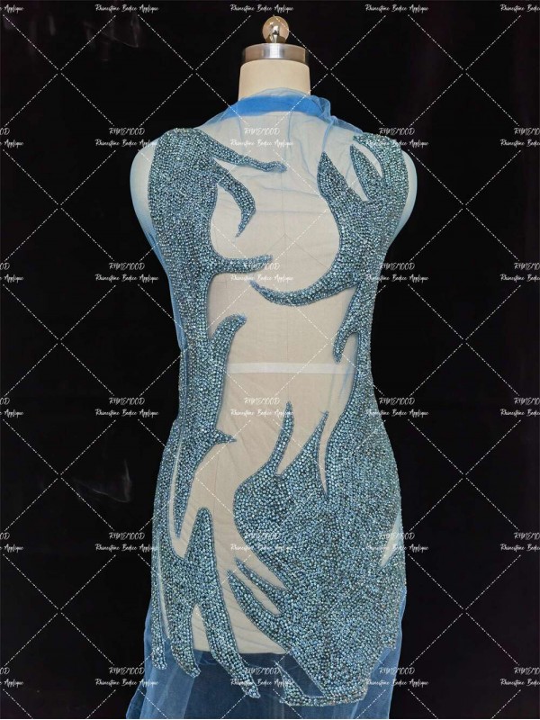 Midnight - Rhinestone Bodice Applique 