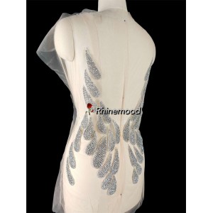 Nina - B - Rhinestone Bodice Applique 