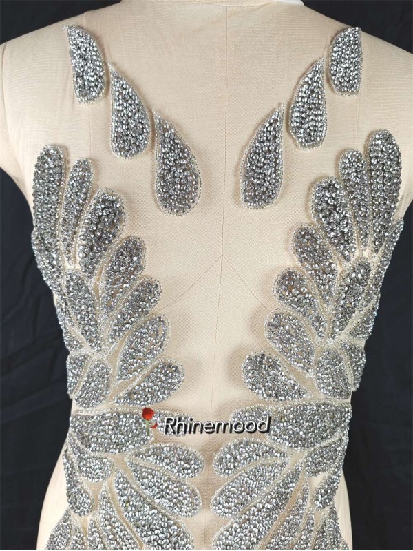 Nina - L - Rhinestone Bodice Applique