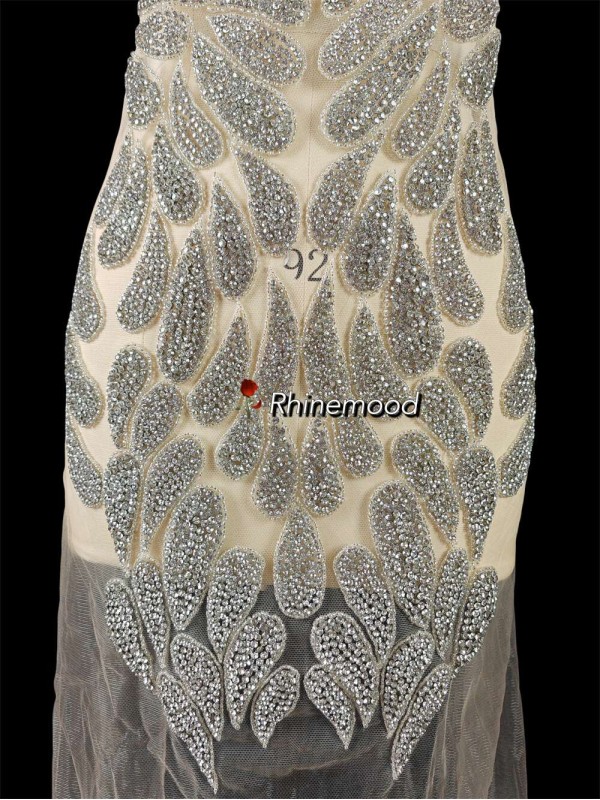 Nina - L - Rhinestone Bodice Applique