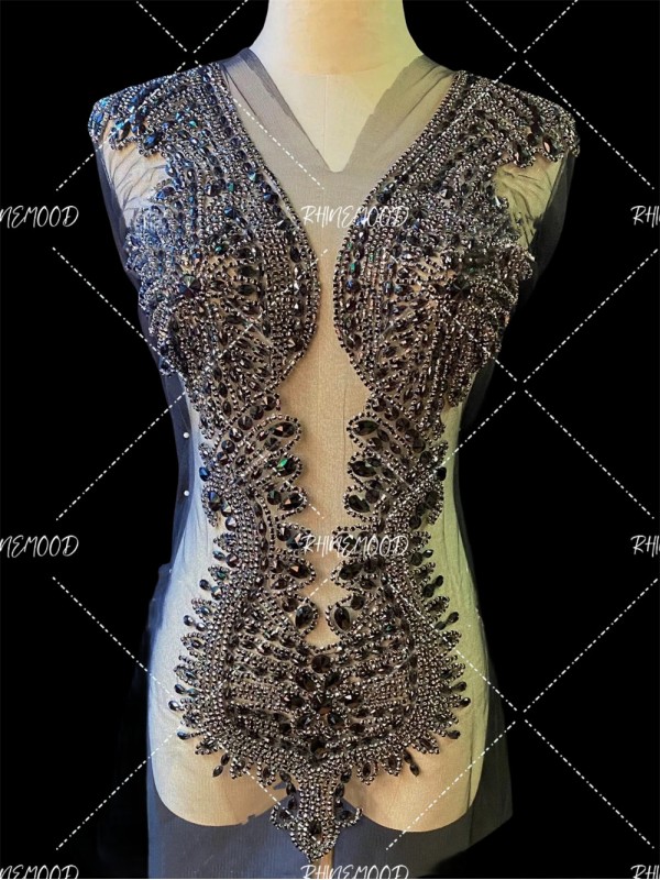 Radiance - Rhinestone Bodice Applique 