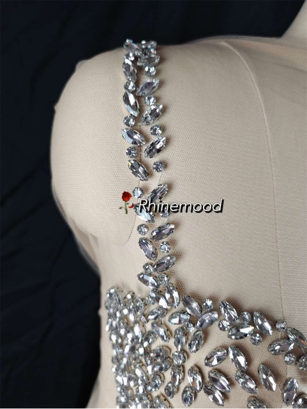 Stella - Rhinestone Bodice Applique