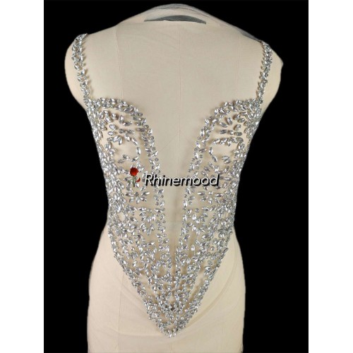 Stella - Rhinestone Bodice Applique