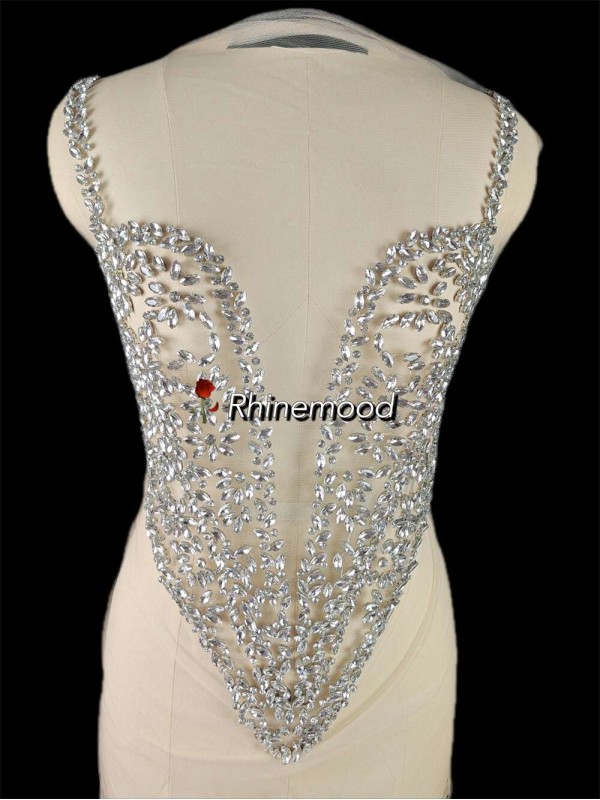 Stella - Rhinestone Bodice Applique