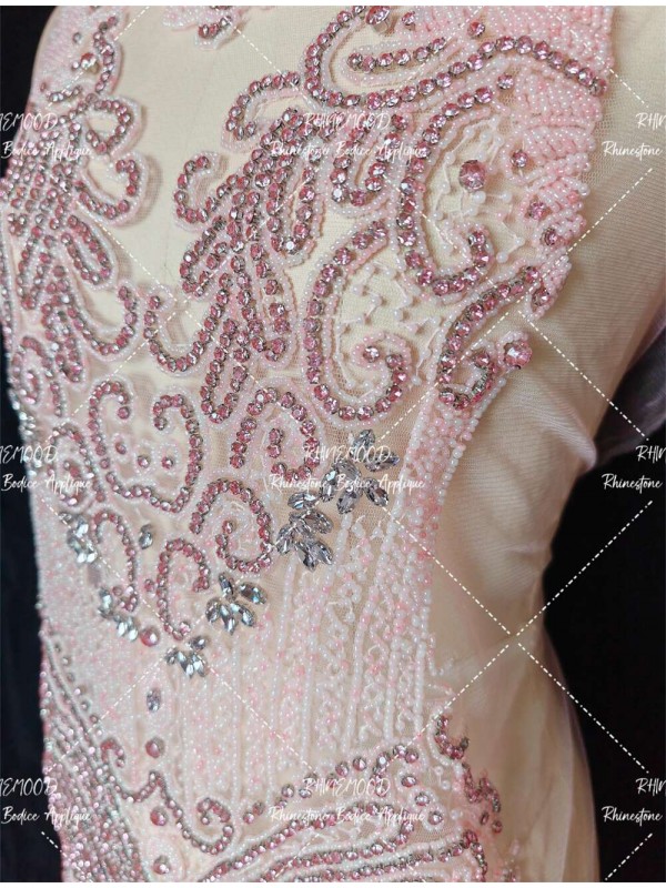 Avery - Rhinestone Bodice Applique 