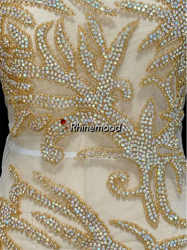 Bonnie - Rhinestone Bodice Applique