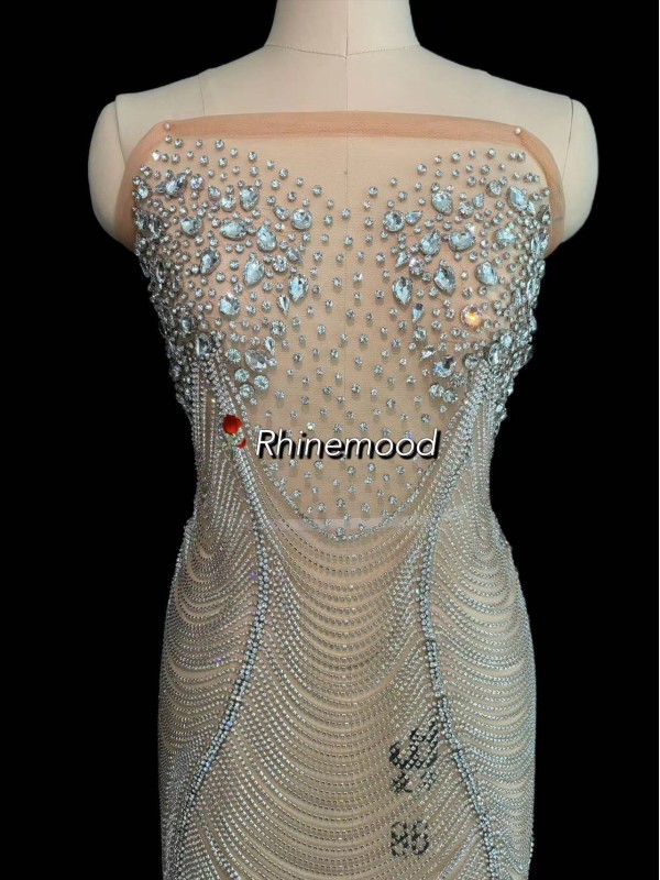 Candice - Rhinestone Bodice Applique