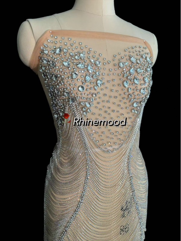 Candice - Rhinestone Bodice Applique