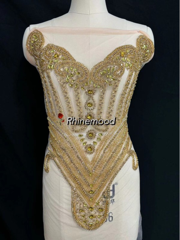 Delight - Rhinestone Bodice Applique