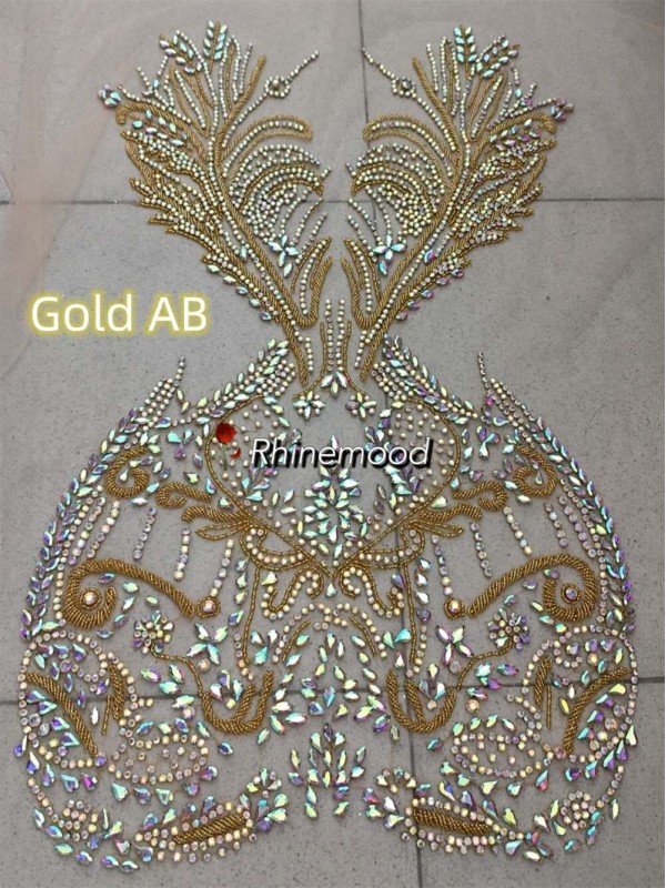 Divine - Rhinestone Bodice Applique 