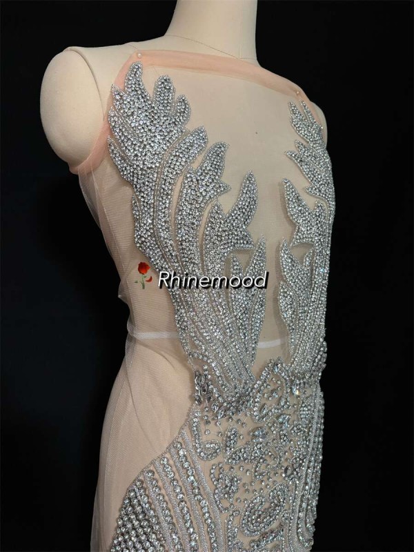 Elena - Rhinestone Bodice Applique