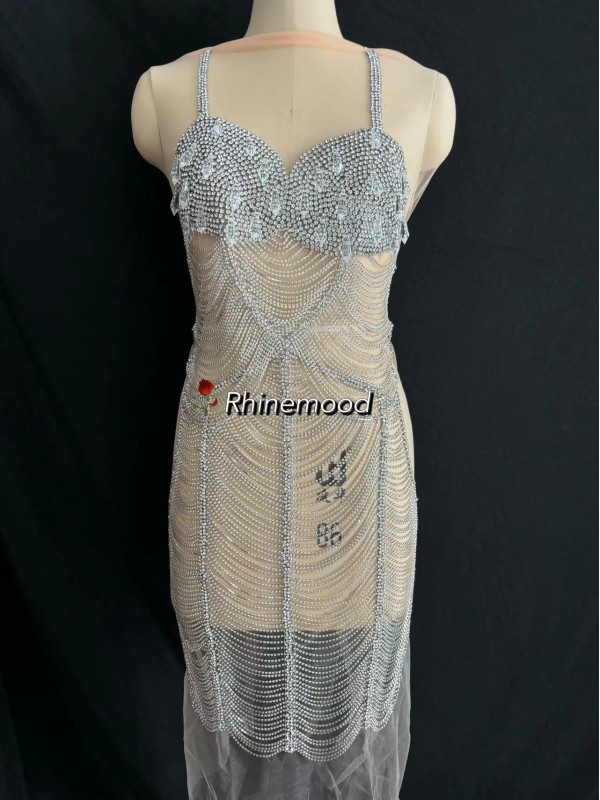 Grace - Rhinestone Bodice Applique 