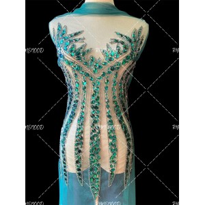 Hannah - Rhinestone Bodice Applique 