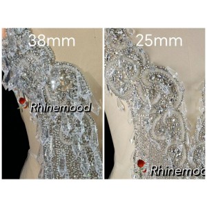 Mariana - Rhinestone Bodice Applique 