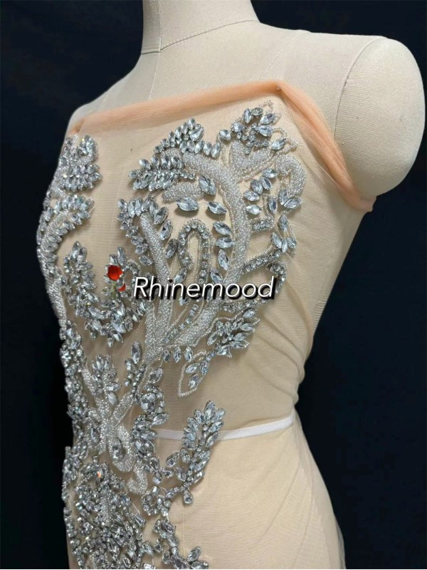 Lilian - Rhinestone Bodice Applique 