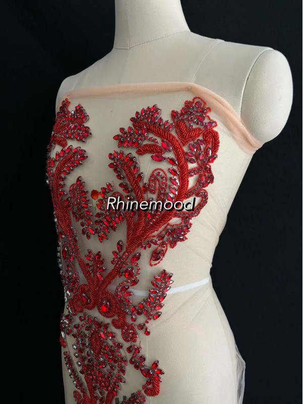 Lilian - Rhinestone Bodice Applique 