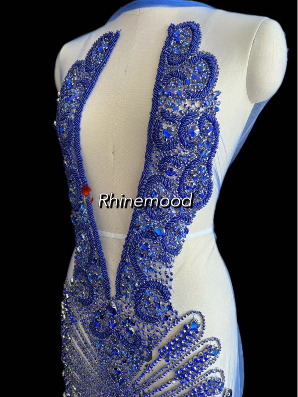 Luxe - B - Rhinestone Bodice Applique 