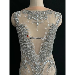 Mariana - Rhinestone Bodice Applique 