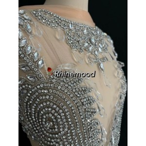 Mariana - Rhinestone Bodice Applique 