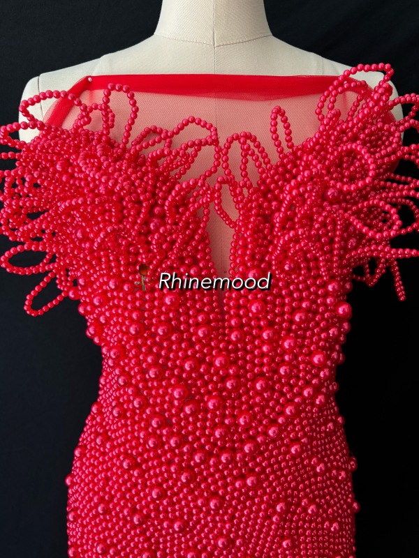 Pearl - Beaded Bodice Applique