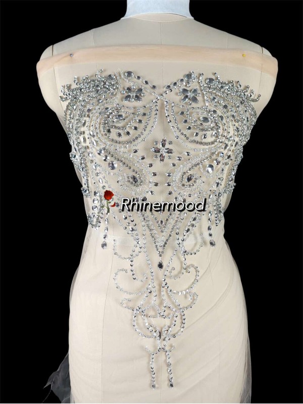 Samantha - Rhinestone Bodice Applique 